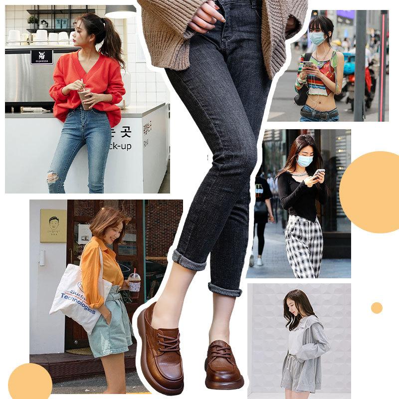 2025 new retro loafers leather soft platform shoes brown spring small leather shoes women's versatile British style shoes