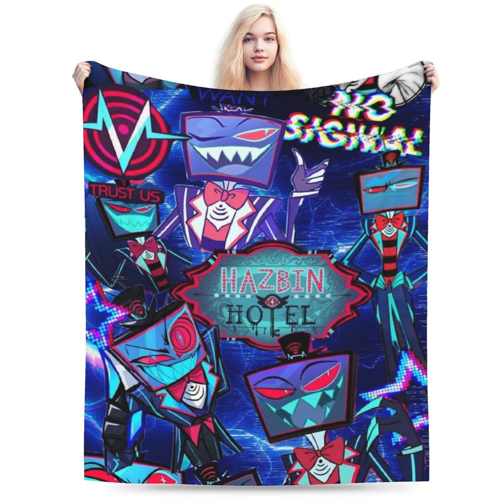 H-Hazbins H-Hotels vox 2 Gift Blanket For Men Women Cozy Soft Throw Blankets for Living Room 50x60 Inches Multi-size