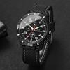 Casual Silicone Band Men Sports Watches Arabic Dial Men's Quartz Wristwatch Clock Reloj Hombre