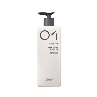 Amos Pro Basic Deep Clean Shampoo 1000g μεγάλης χωρητικότητας περιποίηση του τριχωτού της κεφαλής, 1kg, 1 μονάδα