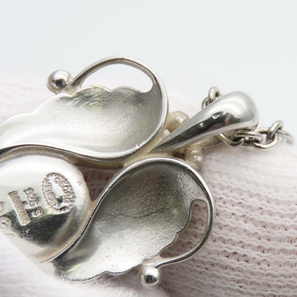 Used Georg Jensen Necklace Heritage 1994 Silver925/garnet 11.1g Silver Natural stone