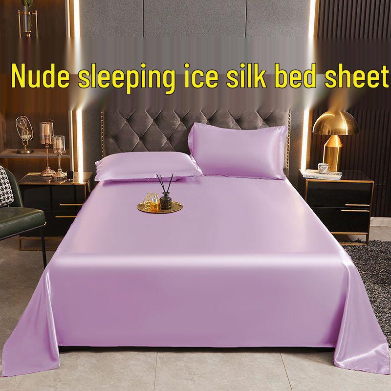 Sommer Kühl Eis Seide Bettlaken - Wasser gewaschen, Einzel-/Doppel