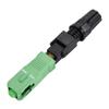 100Pcs SC APC Embedded Optic Fiber Quick Fast Connector Connecting Adapter for FTTH