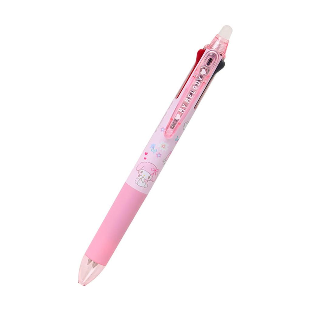 Sanrio FriXion Ball 3 My Ball Ink 927872 Slim, Melody, Polycarbonate, Diameter 0.38mm, Colors Black, Red, Blue, Knock-Type,