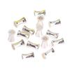 Perles Tubes Or Mat: Taille Fine, Trou Large, Forte Rétention des Couleurs pour Bracelets & Colliers DIY