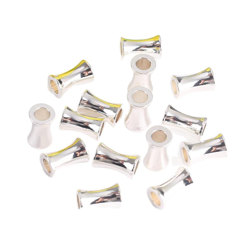 Perles Tubes Or Mat: Taille Fine, Trou Large, Forte Rétention des Couleurs pour Bracelets & Colliers DIY