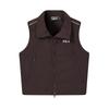 Original Simple Fashion Classic Retro Sports Casual Versatile Comfortable Loose Vest Women Vest Decayed-Brown F11W619708FBN