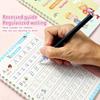 Magic Ink Copybooks for Kids Reusable Handwriting Workbooks for Preschools Grooves Template Design and Handwriting Aid Practice for Kids