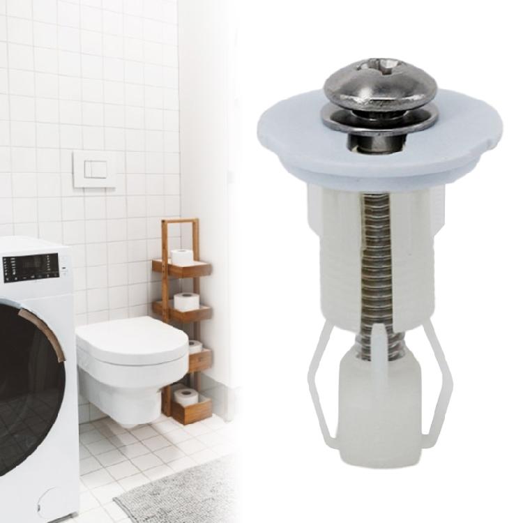 Nylon and Stainless Steel Toilet Seat Cover Hole Screws Easy to Install, 2PCS