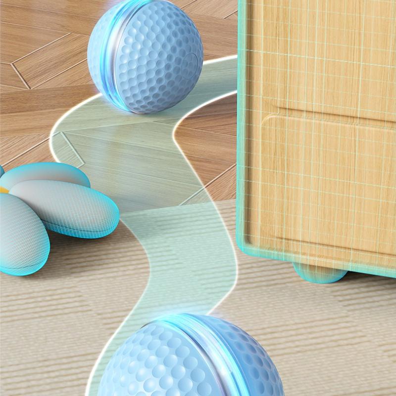 Smart Interactive Cat Toys Ball Indoor 2 Mode Rechargeable Pet Automatic Moving Ball Cat Kitten Interactive Teaser Toy