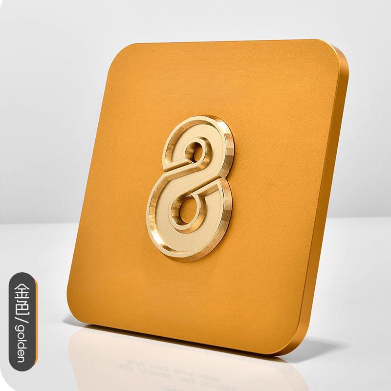 

Customized Digital Year Anniversary Metal Trophy, Company Annual Meeting Award, Anniversary Commemorations, Home Decoration, 1Pc 17X17X1cm