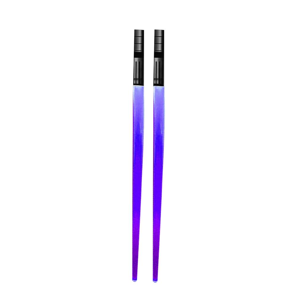 1 Pair LED Glowing Chopsticks Light Up Sticks Versatile Chopsticks for Carnival Club Party Wedding Birthday Raves Concert