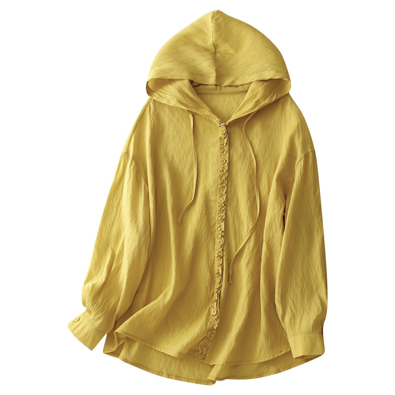 

Женский модный повседневный удобный кардиган средней длины XL жёлтый