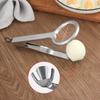 Aluminum Alloy Manual Egg Cutter with Handle Multifunctional Portable Preserved Egg Splitter Egg Slicers Kitchen Accessories