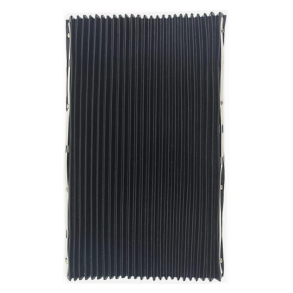 CNC Milling Machine Tool Foldable Accordion Cover Dust Protective Rubber 40x60cm 1