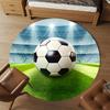 1pc soccer ball stadium Round Chair mat Area Rug - Non-Slip, Floor Mat for Office, Bedroom, and Indoor Decor c1125092