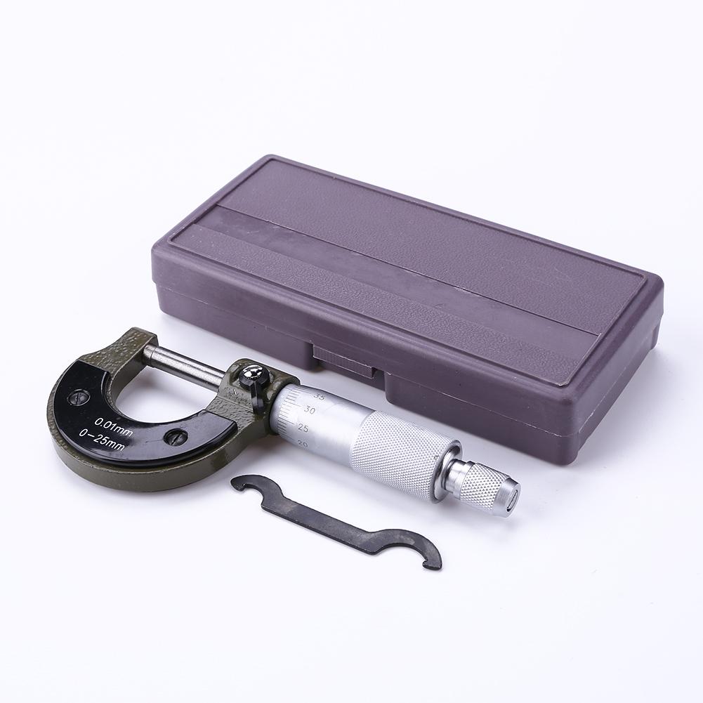 Practical Measurement Micrometer Carbon Steel Metric Micrometer Accessories Micrometer Gauge Meter Accurate Measuring Tool