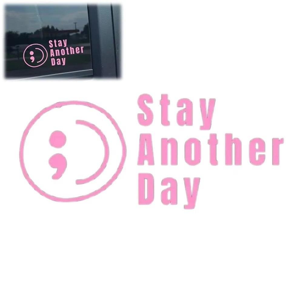Glossy Finish SAD Stay Another Day Self Adhesive Reminder Stickers Car Decals  Vehicle Accessories