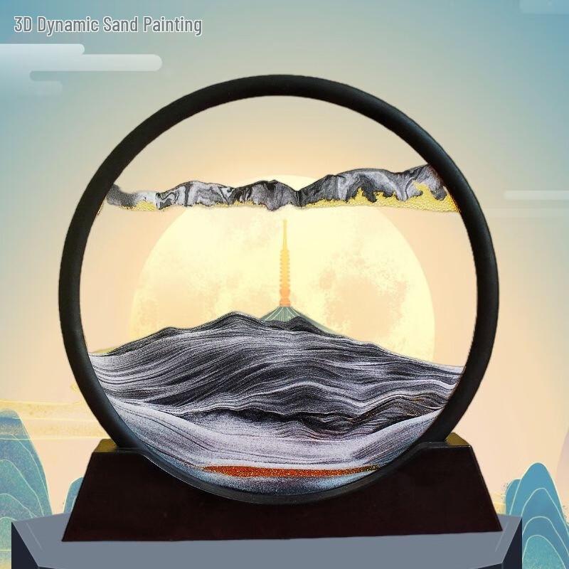TLAKEHO Flow Sand Art Hourglass Decoration