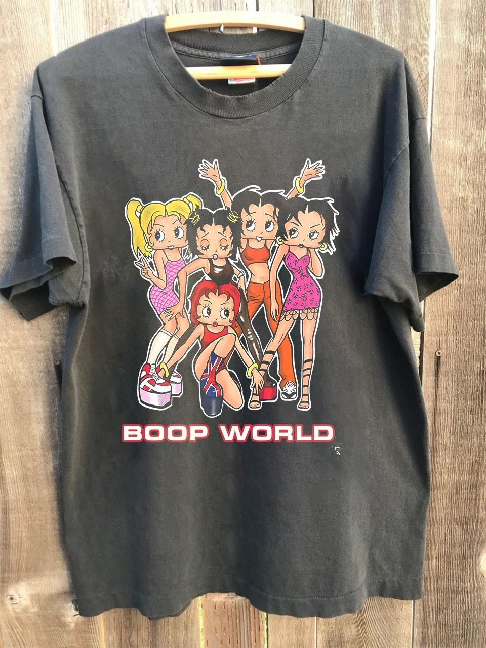 Betty Boop Boop Spice Girls World Parody Unisex T-shirt All Size AN28006 Unisex T-Shirt XXXL