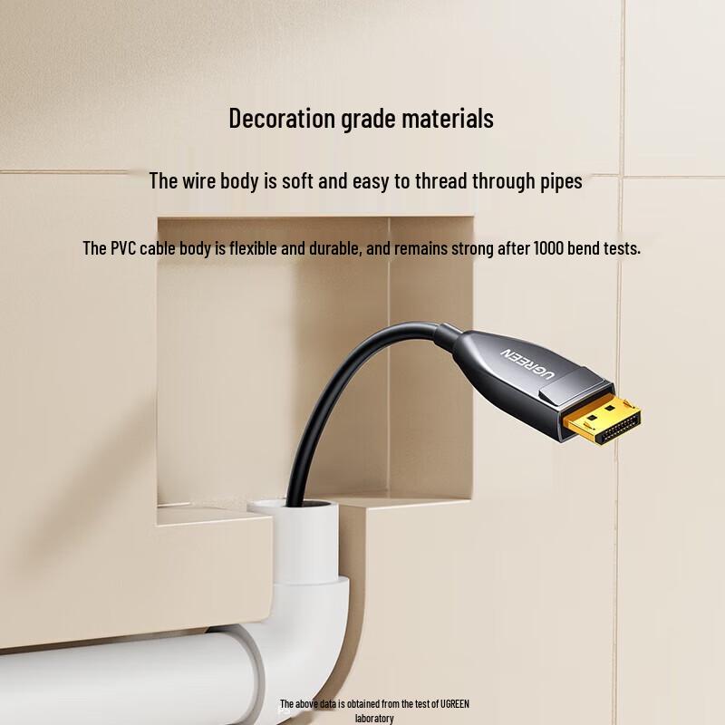 Ugreen DisplayPort 2.1 Fiber Optic 8K/16K Gaming Cable