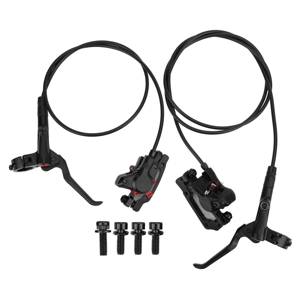 1 Pair Bicycle Hydraulic Disc Brake Mountain Bike Front and Rear Brake Levers Set