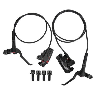 1 Pair Bicycle Hydraulic Disc Brake Mountain Bike Front and Rear Brake Levers Set