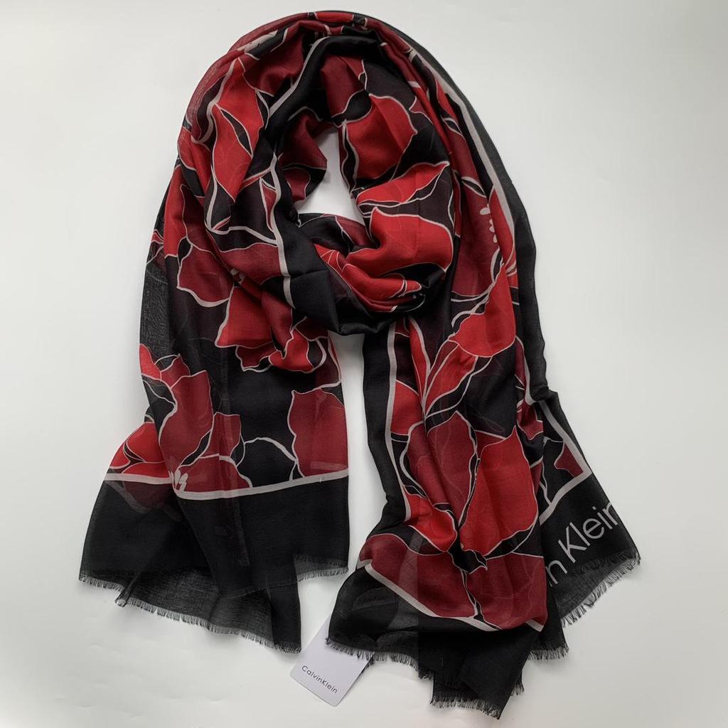 Elegant Floral Jacquard Woven Scarf Shawl for Europe and America