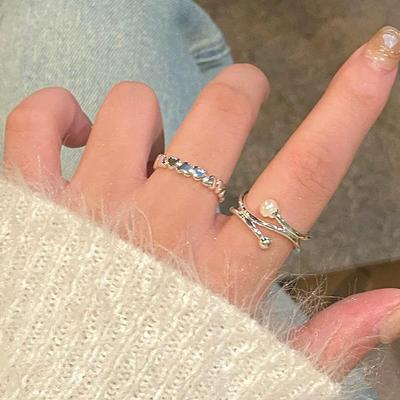 Retro Style Versatile Heart Open Ring for Women