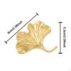 Ginkgo-Messingknopf für Schrank, kreativer Griff, Kommode und Bücherregal