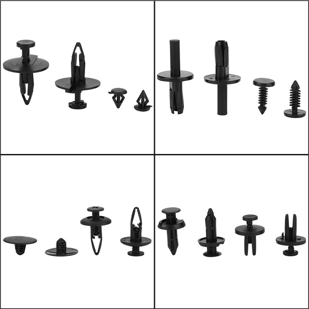 415Pcs 18 Sizes Assorted Clip Trim Car Push Pin Rivet Bumper Door Panel Retainer W  Screwdriver
