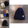 Mens Knit Hat With Solid Color Design Accents Thick Warm Beanie For Winter Sports And Outdoor