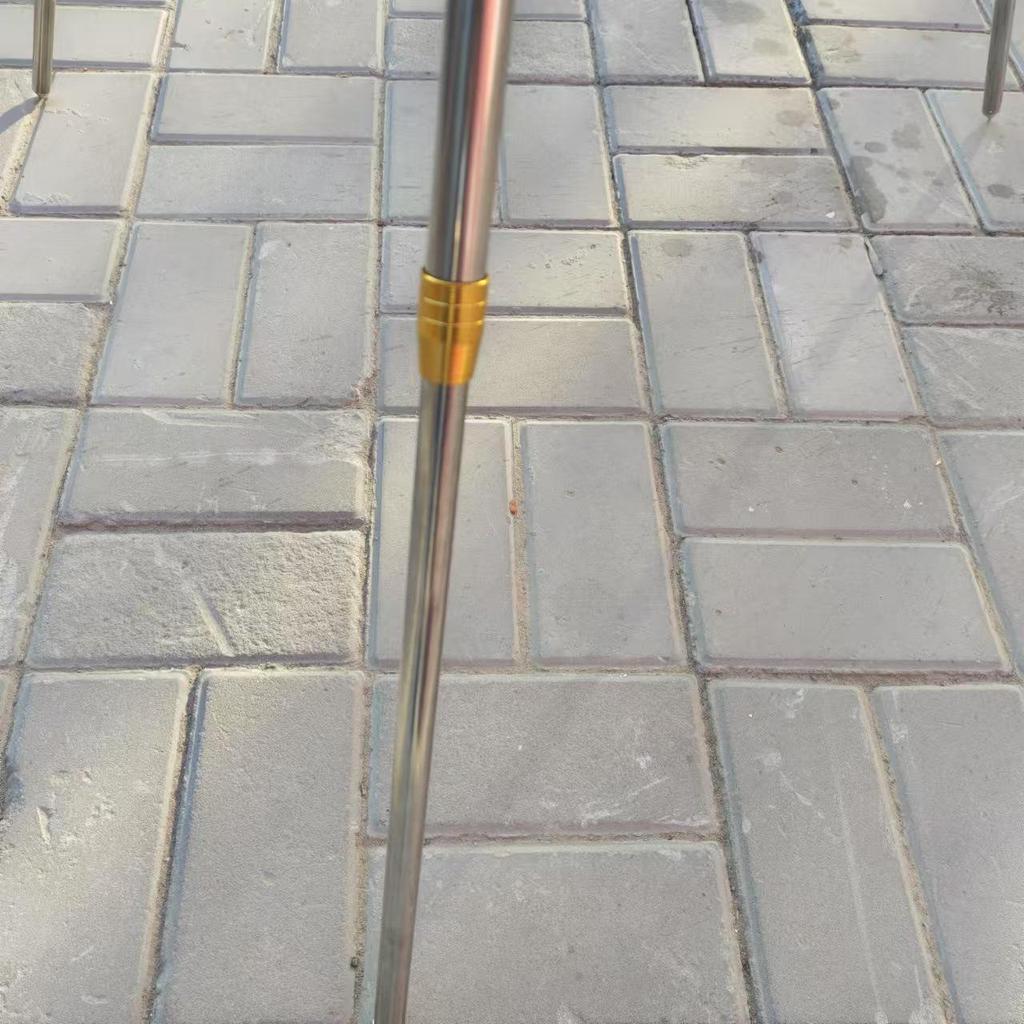 Retractable Triangular Stainless Steel Fishing Rod Holder Stand