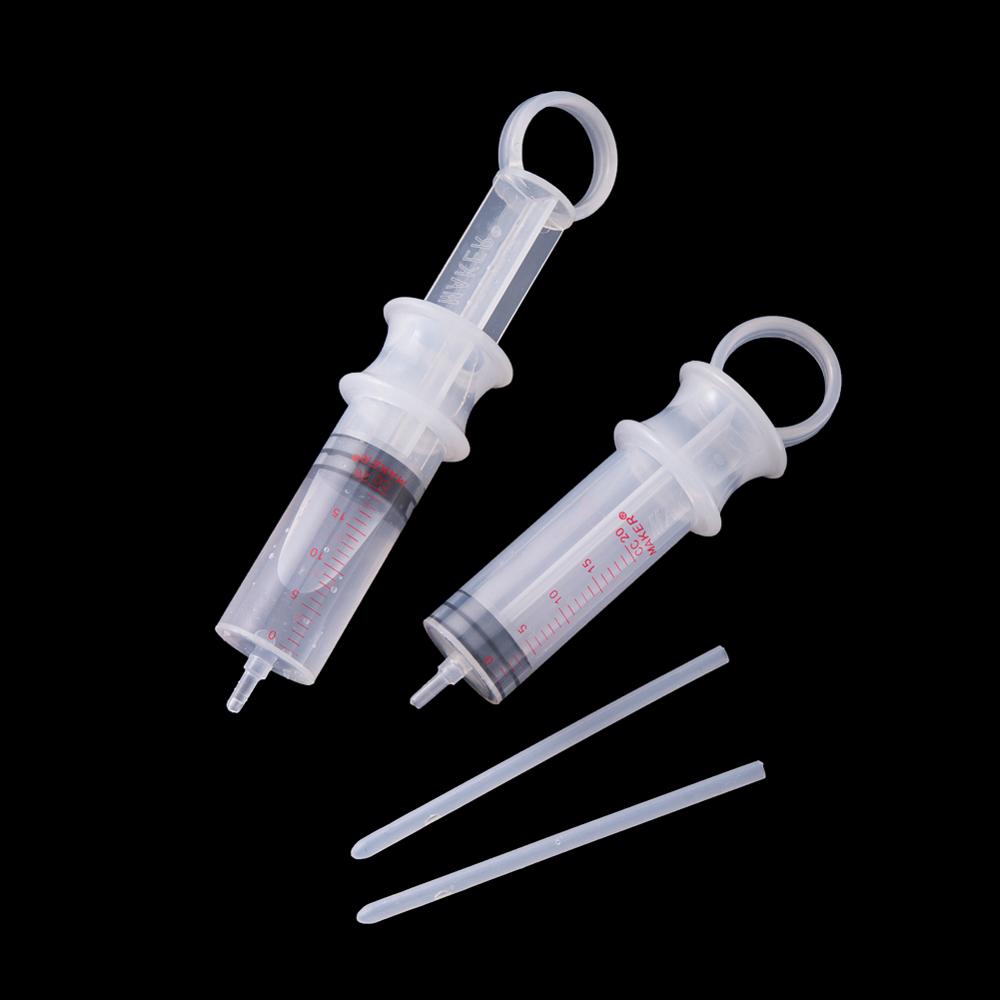 Bird Feeding Breast-feeding Medicine Feeder 20cc Plastic Syringe Needleless Syringe Pigeon Feeding Auxiliary Liquid Receiver