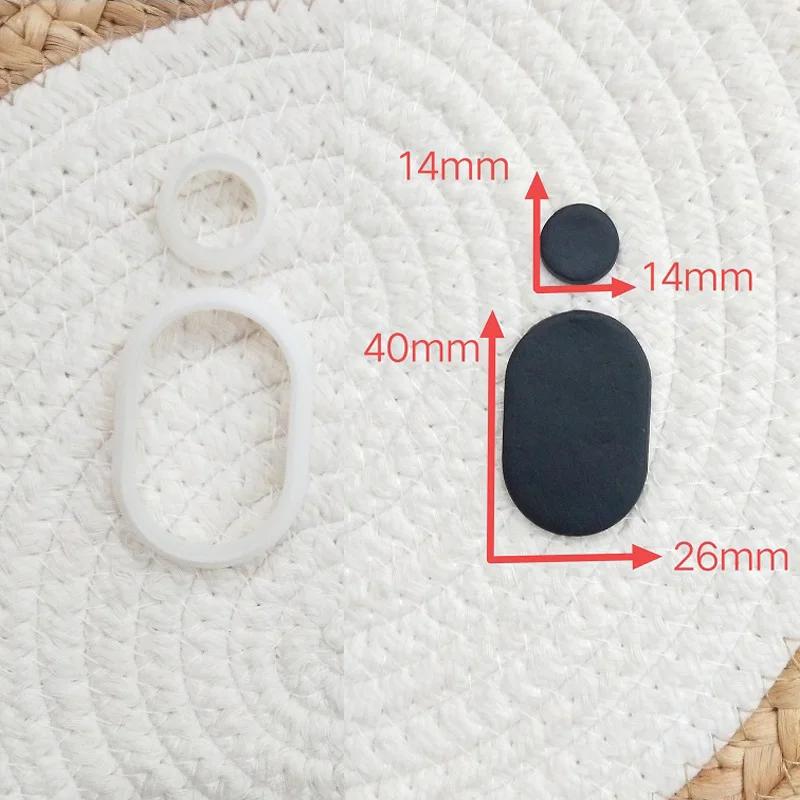 NEW Polymer Clay Cutters Flower Arched Geometry Clay Cutters for Jewelry Making French Earring Cutters for Pottery Clay Tools