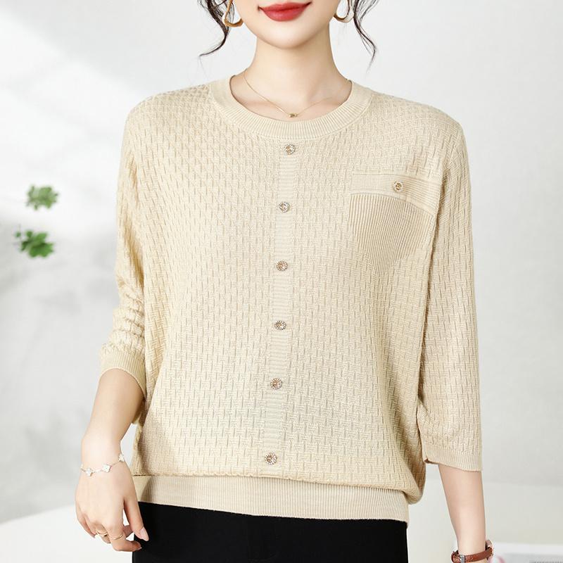 QingHe Cashmere Women's 30% Cashmere Sweater - Soft & Warm Wool Blend Pullover