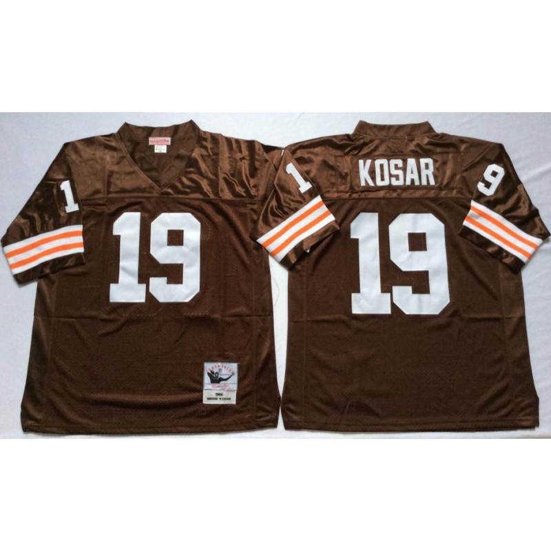 ג'רזי רטרו של קליבלנד בראונס NFL 32 היכל התהילה Throwback מדים לכדורגל גברים נשים ביגוד למעריצי ספורט