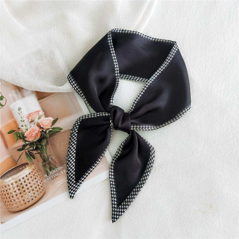 

Новые шарфы Шелковые шарфы Женские весенние и осенние длинные декоративные профессиональные шарфы Летние тонкие стили в сочетании с рубашками Стильные 9*100cm