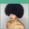 Peruca Afro Africana Mais Vendida Cobertura Completa da Cabeça com Seda de Alta Temperatura para Fantasia Cosplay