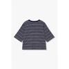 STUDIO TOMBOY MulTi STripe Crop T shirT 9176222991ar