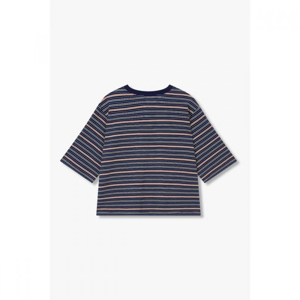 STUDIO TOMBOY MulTi STripe Crop T shirT 9176222991ar