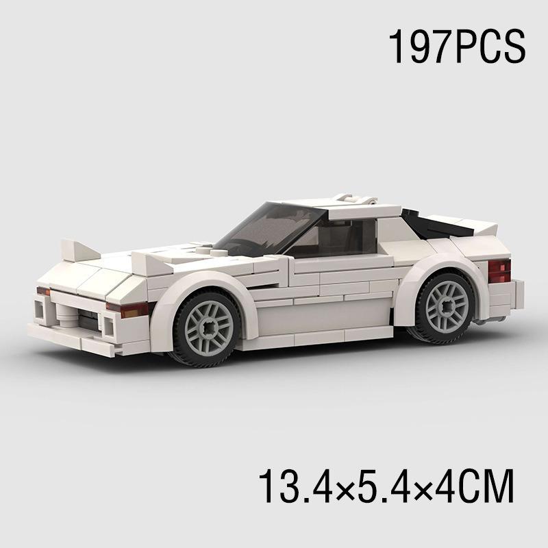 Kinderspielzeug Auto Modell Sportwagen Kompatibel Mit Rennen Kleine Teile DIY Bausteine Puzzle Technologie