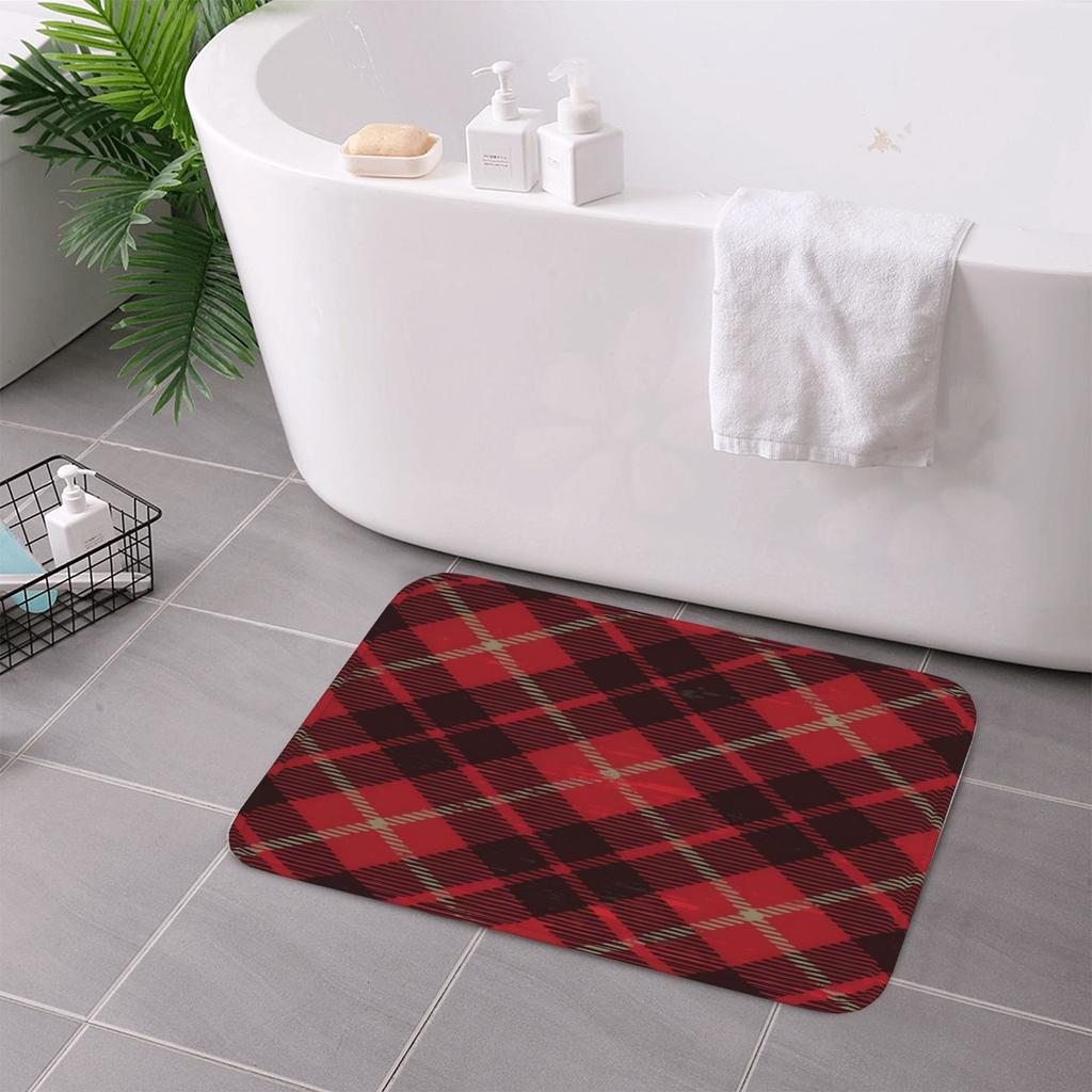 1 Peça Tapete de Cozinha com Padrão Geométrico Antiderrapante Capacho Design Pop Tapete de Banheiro Tapete de Banho Carpete para Casa Pia Lavanderia Decoreeree