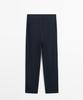 Masimodutti Linen Suit Pants
