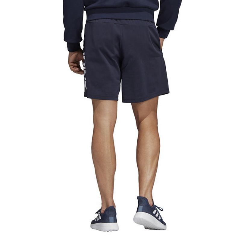Adidas Essentials Linear Short Ft Logo Training Sports Shorts Men Bottoms Blue DU0417