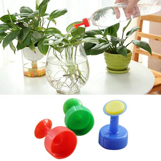 3Pcs Bottle Cap Sprinklers Drink Bottle Sprinkler Watering Spray Nozzle Fits Various Bottles for Seedlings Potted Plants Indoor Gardening