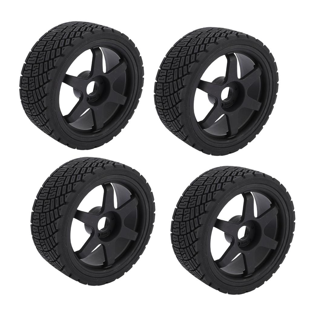 4pcs 1Celsius7 1Celsius8 RC   Car Tires Wheel Rims Sturdy Plastic Fashionable 17mm RC   Racing Tyres Replacement for