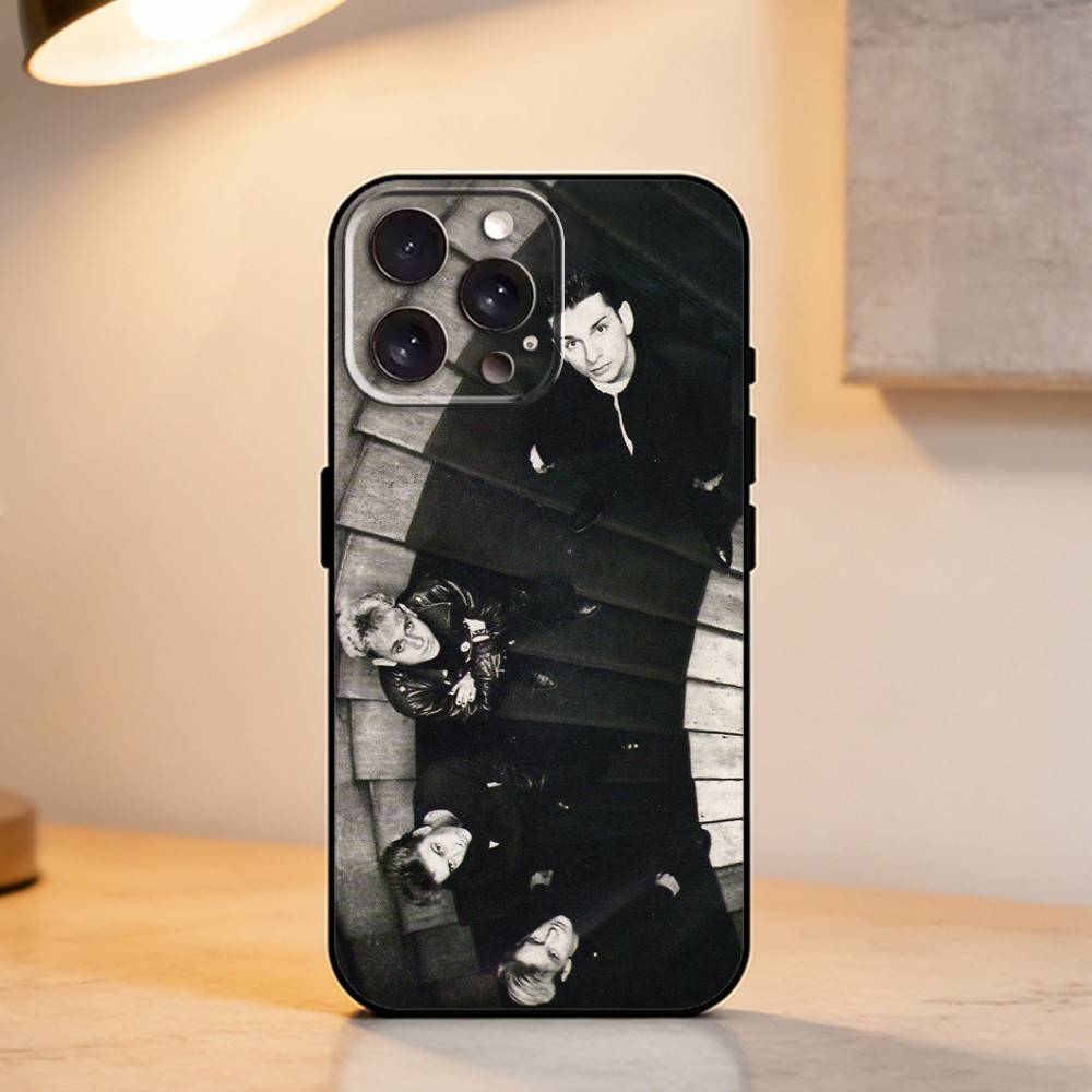 D-Depeche ROCK Band Mode    Phone Case For iPhone 17,16,15,14,13,12,11 Plus,Pro Max,XS,Soft Silicone Black Cover