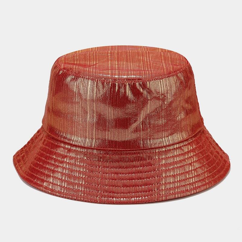 New European and American laser colorful bucket hat women's fashion versatile Internet celebrity basin hat men's casual sun hat