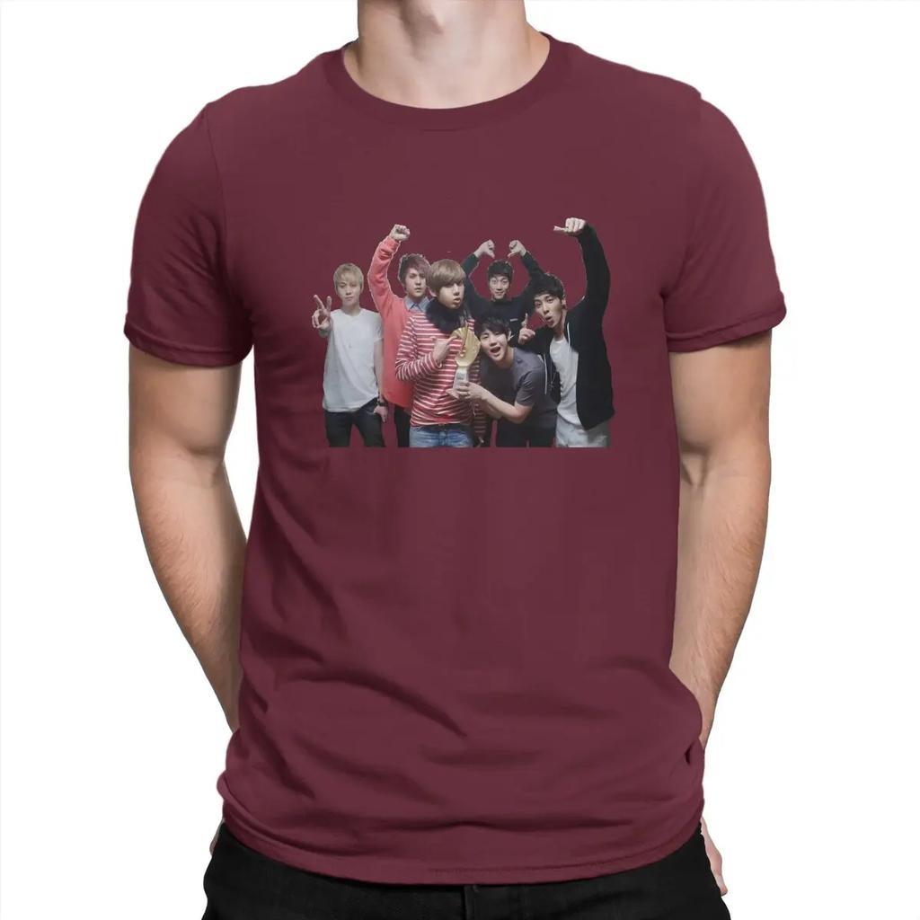 Pop Singing Group T Shirt 100% Cotton Novelty T-Shirts Crew Neck B-Beasts Tee Shirt Short Sleeve Tops Gift Idea Unisex